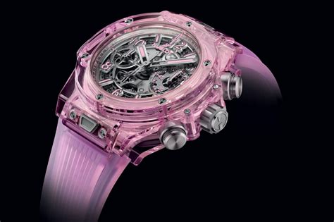 hublot pink big bang|Hublot blue sapphire crystal.